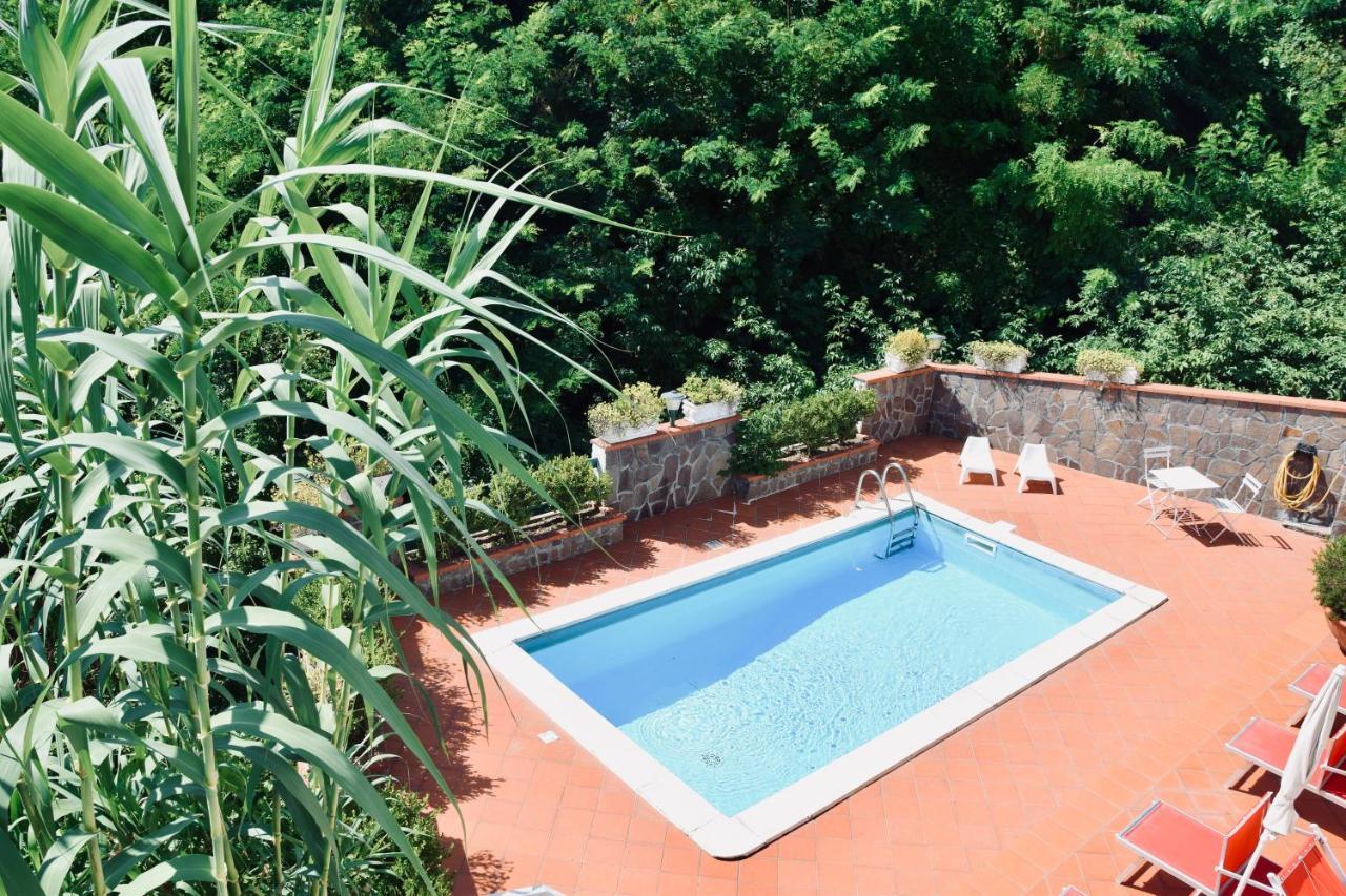 Campinola Holiday Home Private Pool Tramonti Luaran gambar