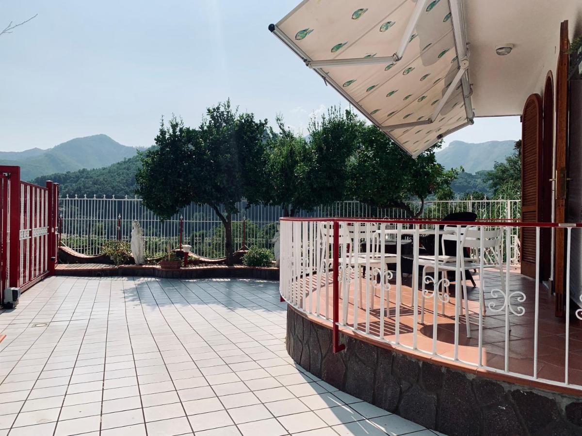 Campinola Holiday Home Private Pool Tramonti Luaran gambar